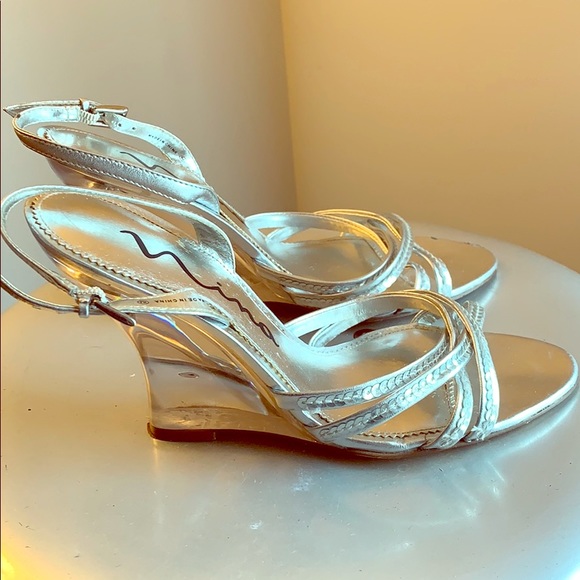 Sequin strappy sandals - Picture 1 of 6